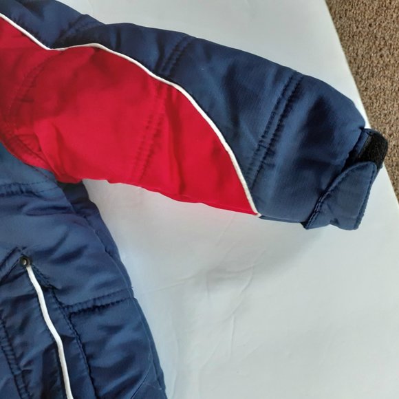 Protection System Boys Jacket Winter Hood Red Blue 24 Months Polyester - Picture 6 of 14